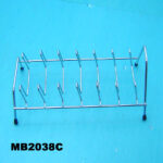 7 Pcs Chrome Plate Plate Rack