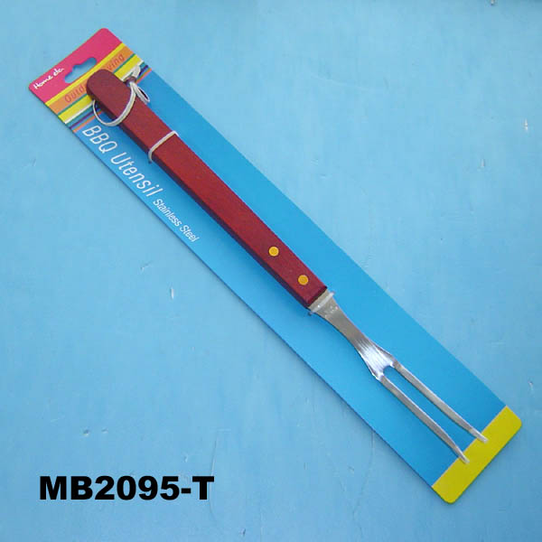 Bbq Fork Wooden Handle