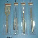S/S Bbq Knife W/Cannulation D/B