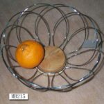 Fruit Basket W/Wood Bottom