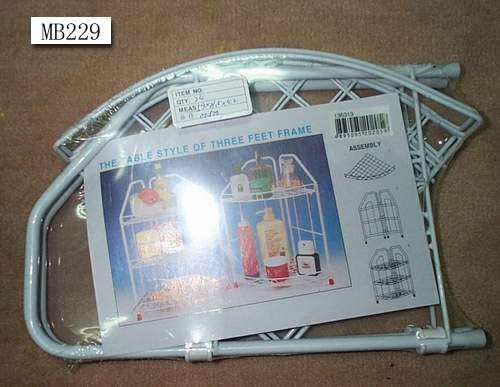 MB229 Vinyly Corner Rack