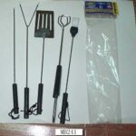 5Pc Wood Handle Bbq Tools