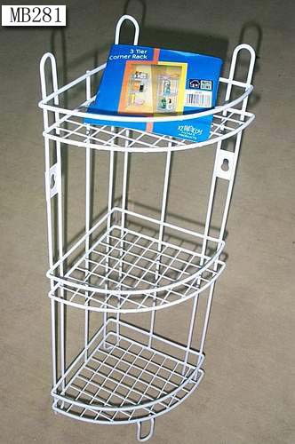 MB281 3 Shelf Corner Bathroom