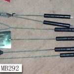 5Pc Wood Handle Bbq Tools