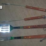 3Pc Wood Handle Bbq Tools