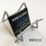 3" Display Rack Silver (Easel Stand)Wheel Card