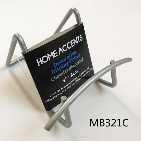 MB321C 3" Display Rack Silver (Easel Stand)Wheel Card