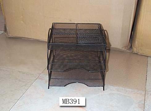 MB391 3 Level Vinyl Coated File Holder