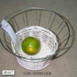 Round Fruit Basket W/Intertexture Bottom
