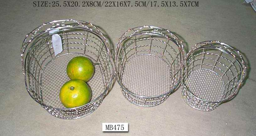 MB475 3 Style Portable Fruit Basket