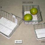 3 Style Fruit Basket W/Intertexture Bottom
