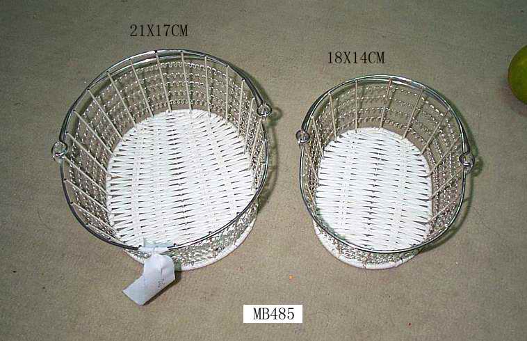 MB485 2 Style Fruit Basket W/Intertexture Bottom
