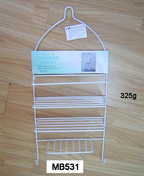 3 Shelve Heavy Shower Caddy With Card