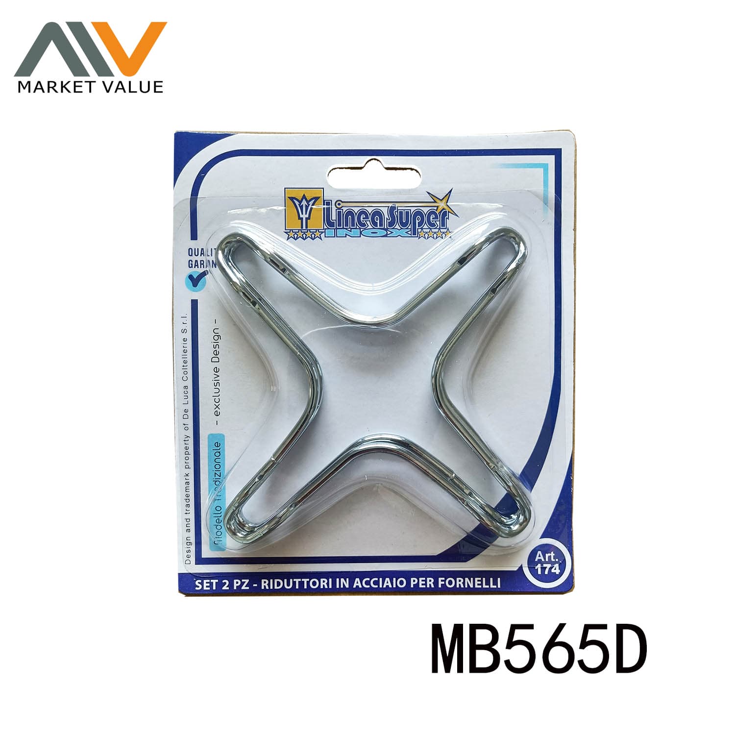 MB565D Sets Of 2Pcs Chrome Trivet B/C