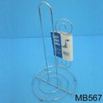 Chrome Paper Towel Holder Wheel Card