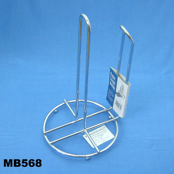 Chrome Plated Paper Holder Tag