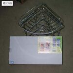2 Level Chrome Corner Rack