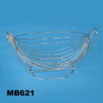 Chrome Fruit Basket W.Spring