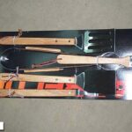 5Pcs Wood Handle Bbq Tools