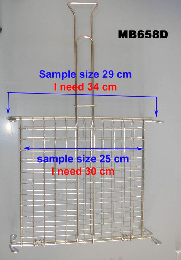 MB658D Bbq Grill Zinc Chrome Shrink