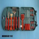 Bbq Sets 18Pcs W/Wooden Handle