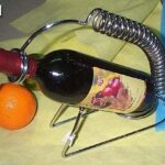 Chrome Wine Bottle Holder