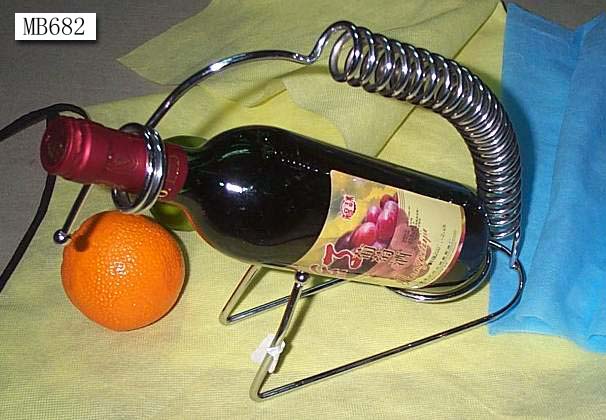Chrome Wine Bottle Holder