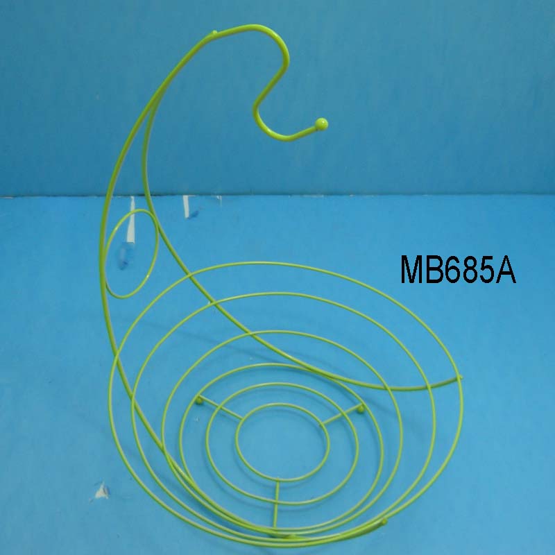 MB685A Chrome Fruit Basket W. Hanger