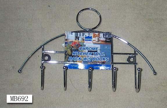 MB692 5Hooks Chrome Hanger