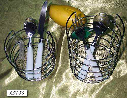 MB703 Chrome Plating Cutlery Holder