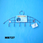 Chrome Rack W.6Pcs Hooks