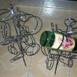 Wine Bottle Holder Chrome Plate