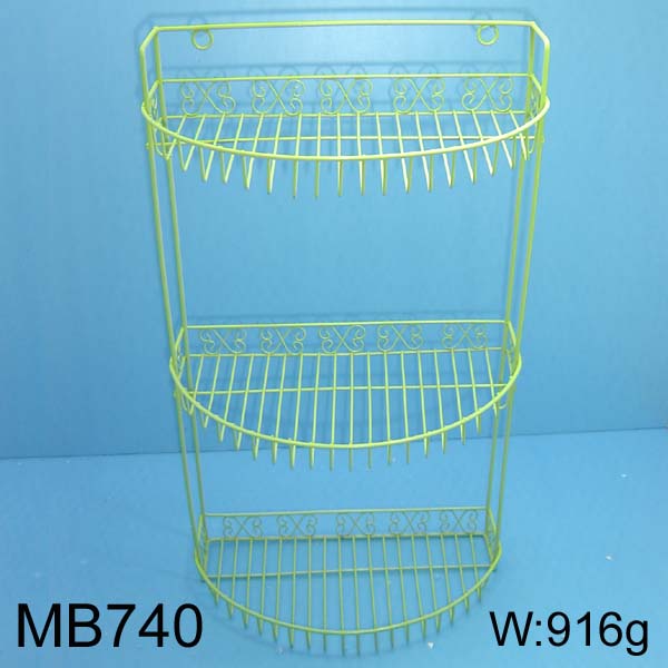 3 Level Vinyl Sprayed Bath Rack