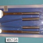 3Pcs S.S. Bbq Tools