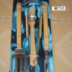 4Pcs Wood Handle Bbq Tools