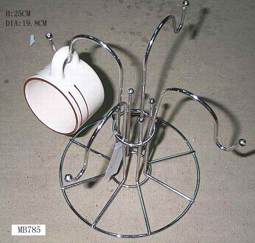 Cup Rack W/4Pcs Hooks