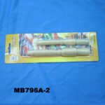 2Pcs 7"+6"Bbq Brush Wooden Handle B/C