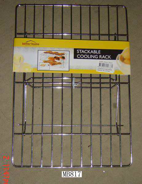 MB817 Chrome Cooking Tray With Card
