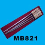 4Pcs Wooden Handle S/S Bbq Skewer 47Cm