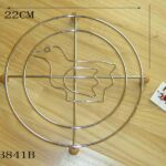 Steam Rack W/Wooden  Bear W/Tag
