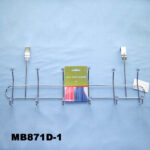 6Pcs Hook Hanger W/Rubber Bead T/C