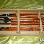5Pcs Wood Handle Bbq Tools