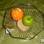 Fruit Baskeit W/Wooden Bottom