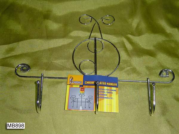 MB898 Chrome Plating Hanger W/5Hooks