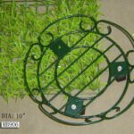 Vinyl Coated Plant Stand W/3Pcs Wheel