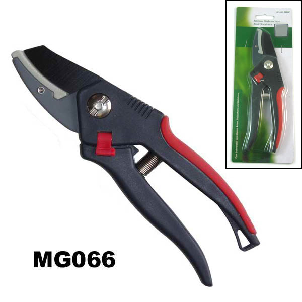 8" Plastic Handle S/S Garden Scissors