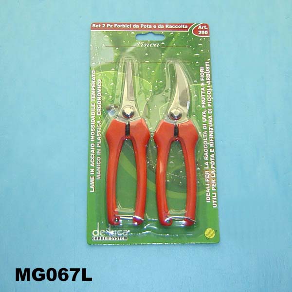 2Pcs S/S Pruning Scissors B/C
