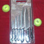 7Pcs Knives Set W/ Cuttin Board D/B
