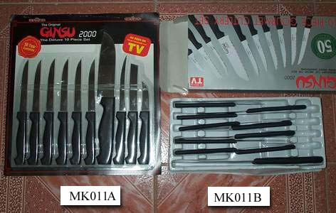 MK00011A 10Pcs Ginsu Knives In Box