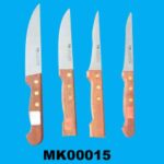 4 Style Knife W/Wood Handle